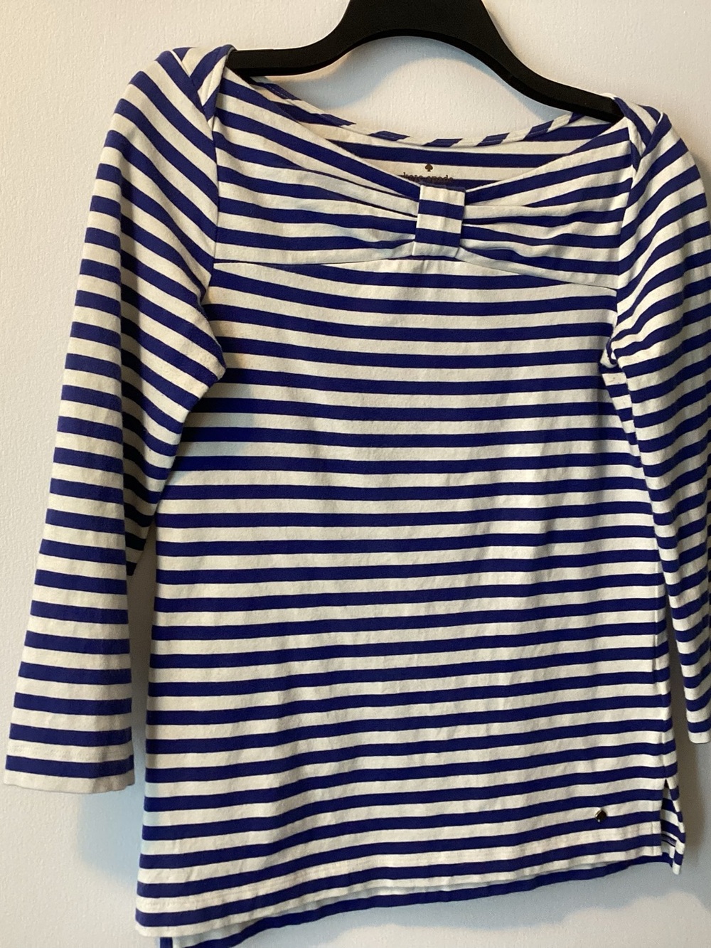 Kate Spade striped bow top